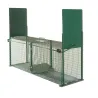 Piège à cage acier compact 100x25x25 cm pour nuisibles