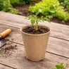 Pots biodégradables Ø8 cm - Lot de 24 pour semis