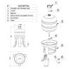 Abreuvoir siphon 30L sur pieds - Eau fraîche pour volailles