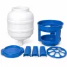 Abreuvoir siphon 30L sur pieds - Eau fraîche pour volailles