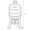 Abreuvoir siphon 30L sur pieds - Eau fraîche pour volailles