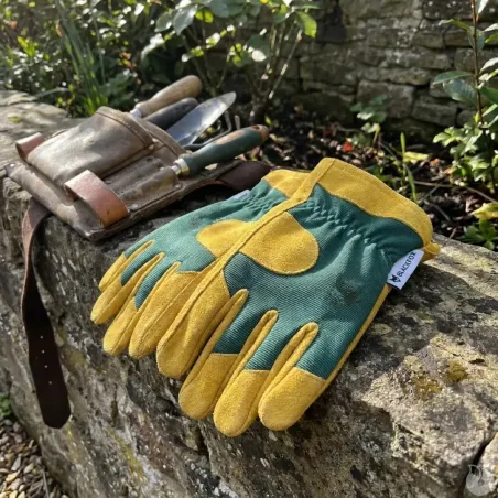 Gants cuir Black Fox taille 8 - Protection bois et travaux