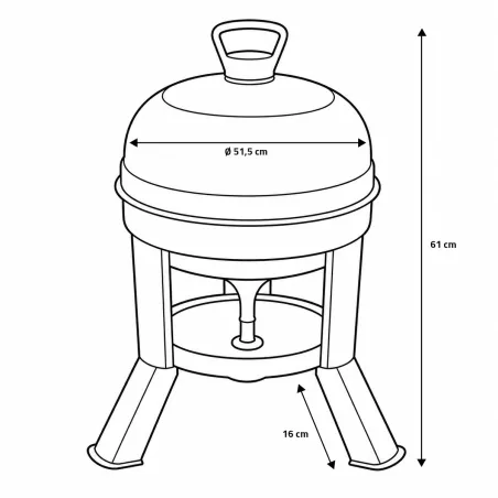 Abreuvoir siphon 20L sur pieds - idéal volailles