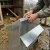 Mangeoire galvanisée 20 kg pour volailles et gibier