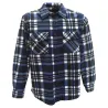 Surchemise polaire homme Pernis bleu - polyester 100%