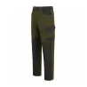Fuseau chasse enfant kaki en polyester et coton
