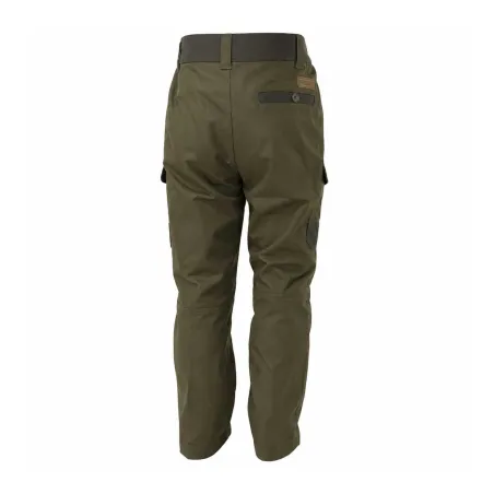 Fuseau chasse enfant kaki en polyester et coton