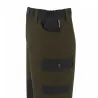 Fuseau chasse enfant kaki en polyester et coton