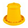 Mangeoire trémie plastique 3,5 kg - Jaune - NOVITAL