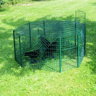 Piège 5 cases pour corneilles/corbeaux Ø99x46cm