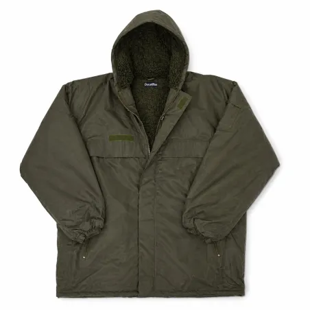 Veste coupe-vent fourrée kaki S à 3XL - imperméable