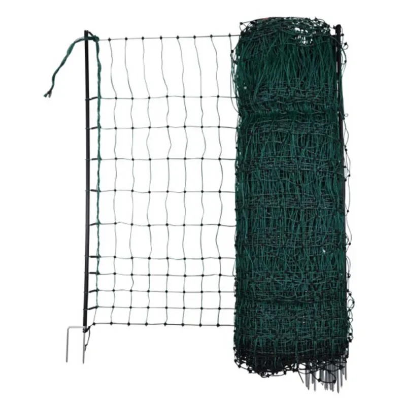 Filet non électrifiable pour poules 50m H106cm simple pointe