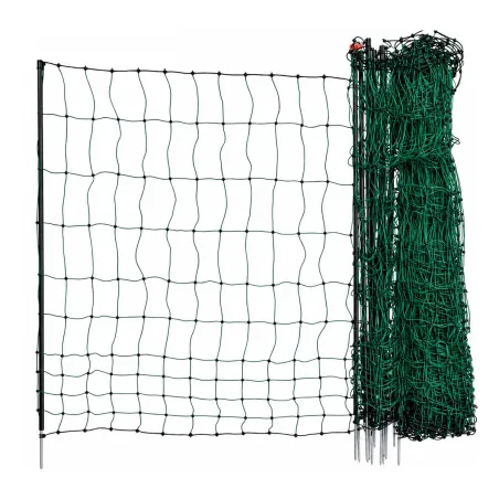 Filet non électrifiable pour poules 50m H106cm simple pointe