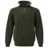 Pull camionneur kaki - Confort outdoor 70% acrylique