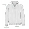 Pull camionneur kaki - Confort outdoor 70% acrylique