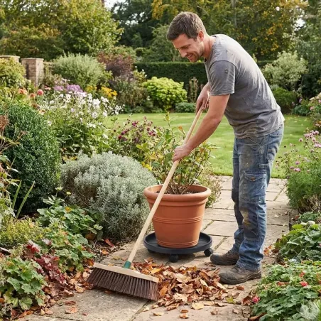 Roule-pot 30 cm pour plantes - Déplacement facile