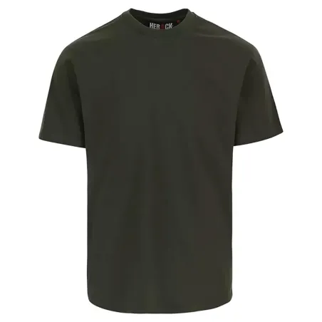 T-shirt Herock® homme kaki - col rond - 100% coton 190g