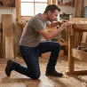 Jeans travail ultra-résistant bleu denim 40-54 pour élevage