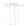 Jeans travail ultra-résistant bleu denim 40-54 pour élevage