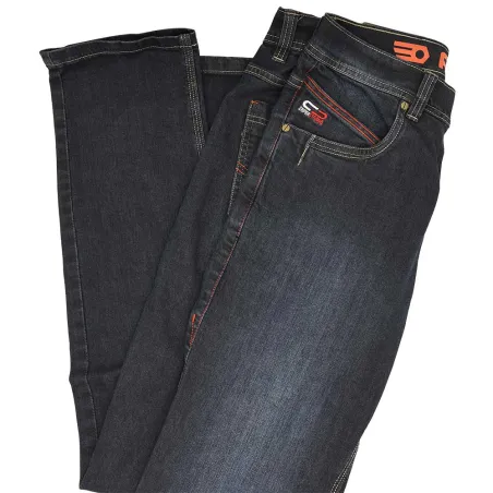 Jeans travail ultra-résistant bleu denim 40-54 pour élevage