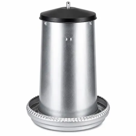 Mangeoire volaille galvanisée 5 kg - Extérieur