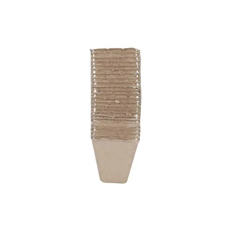 Pots biodégradables carrés 8 cm - Lot de 24 pour semis