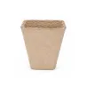 Pots biodégradables carrés 8 cm - Lot de 24 pour semis