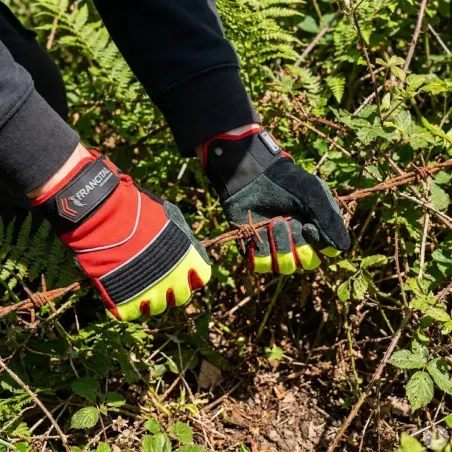 Gants anti-coupure Cerbère cuir EN 388 classe 3131x