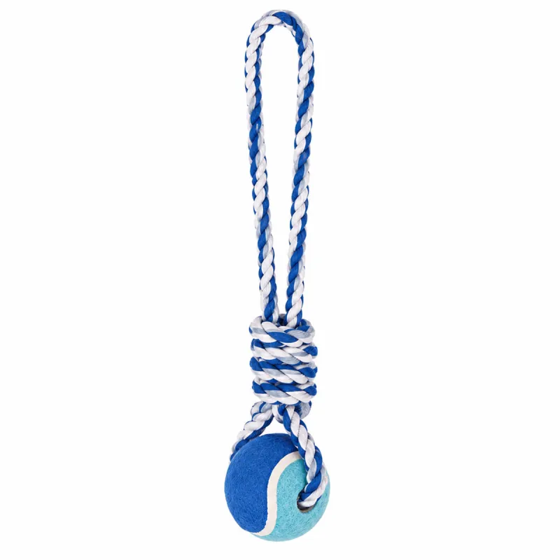 Jouet chien corde + balle 32 cm - Robuste et flottant