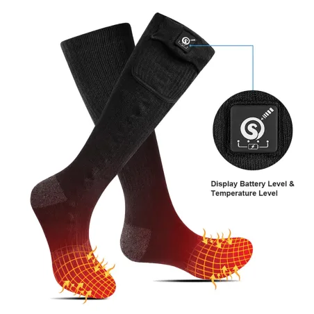 Chaussettes chauffantes Ertak Teamwood® - Noir homme