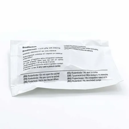 Bloc raticide brodifacoum 300g - Élimine rats et souris