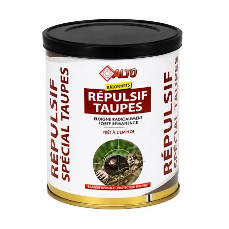Lot de 550 bâtonnets répulsifs taupes Cibles Alto