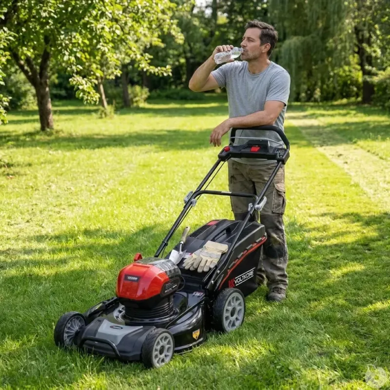Tondeuse tractée Voltkore® 45 cm - 40V - Sans accessoires