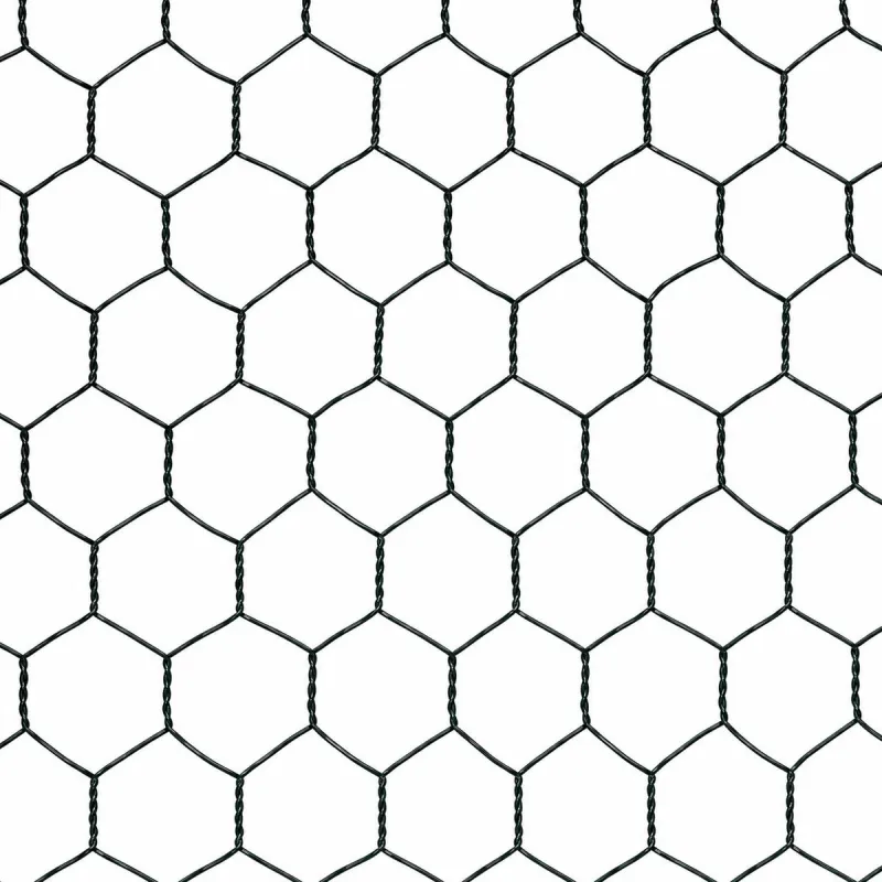Grillage vert 25mm plastifié - 0,5m x 25m pour élevage