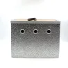 Panier alu 2 loges pour pigeons 24x21x28 cm