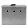 Panier alu 2 loges pour pigeons 24x21x28 cm