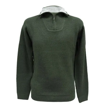 Pull col camionneur kaki Lorry S à 3XL pour extérieur