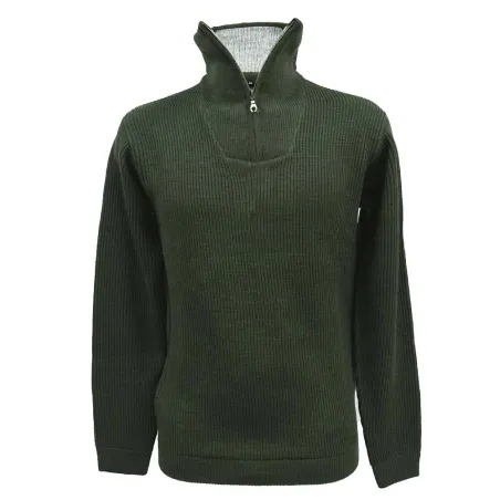 Pull col camionneur kaki Lorry S à 3XL pour extérieur