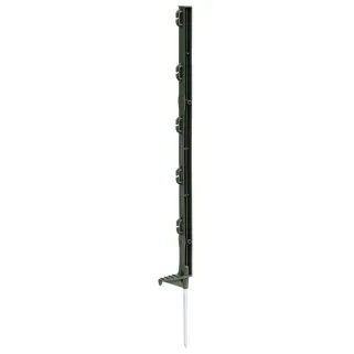 Lot de 5 piquets clôture 70 cm - PVC vert
