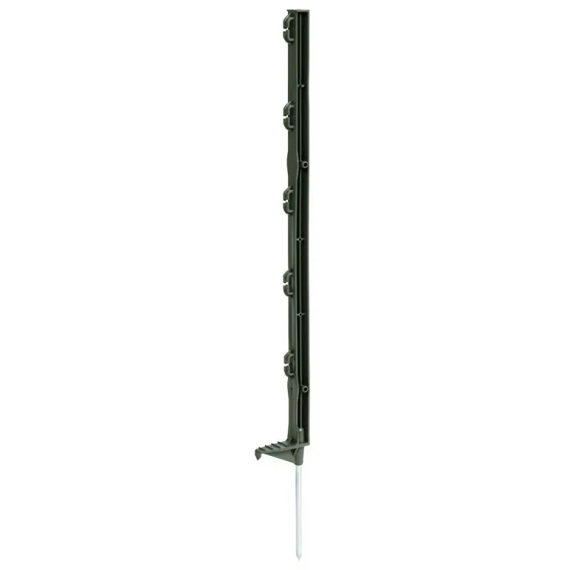 Lot de 5 piquets clôture 70 cm - PVC vert