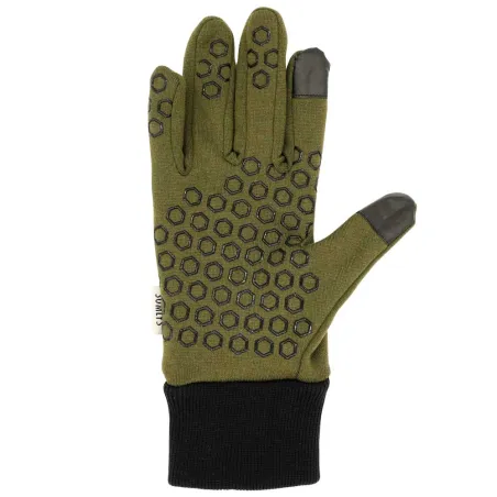 Gants déperlants anti-glisse camo kaki tailles 8/9