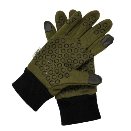 Gants déperlants anti-glisse camo kaki tailles 8/9