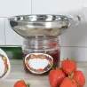 Kit confitures : bassine + entonnoir + 500 étiquettes