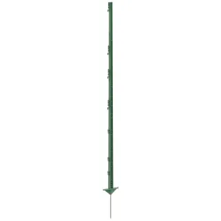 Lot de 5 piquets PVC verts 1,56 m pour clôture