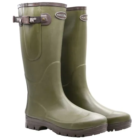 Bottes Tradition jersey confort caoutchouc kaki