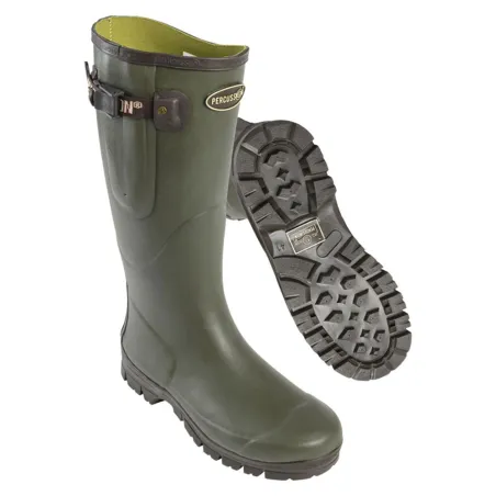 Bottes Tradition jersey confort caoutchouc kaki