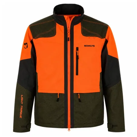 Veste traque orange Somlys - Sécurité chasse légère