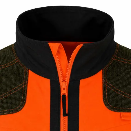 Veste traque orange Somlys - Sécurité chasse légère