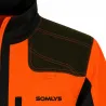 Veste traque orange Somlys - Sécurité chasse légère