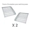 Couveuse évolutive 2 tiroirs + panier + humidificateur